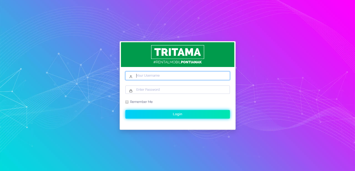 Aplikasi Rental Mobil CV. Tritama Pontianak