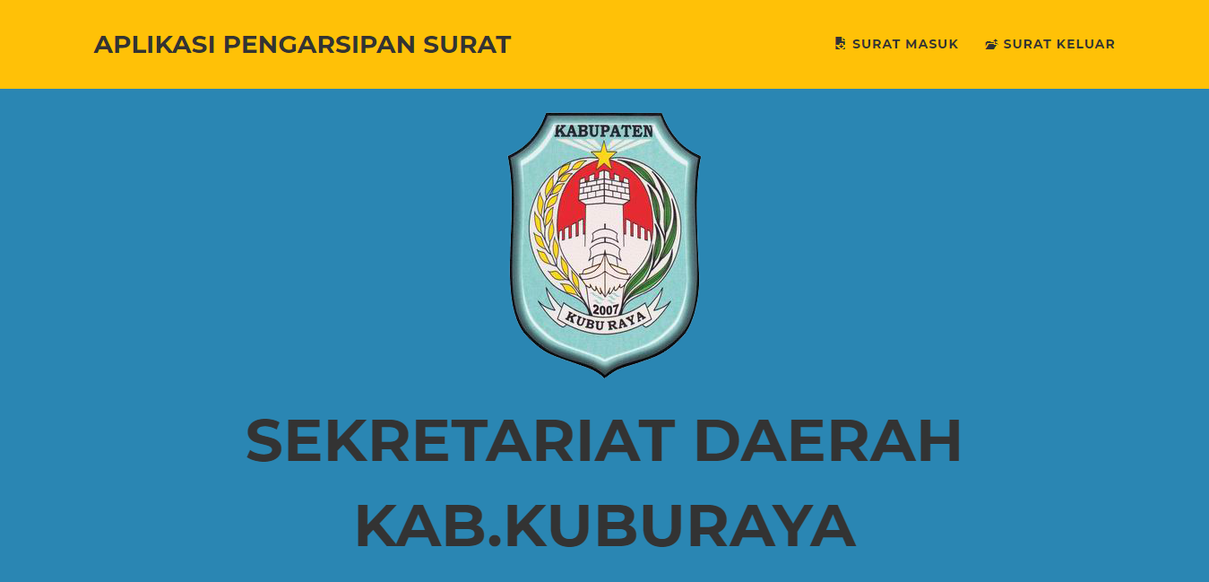 APPS Sekretariat Daerah Kab. Kubu Raya