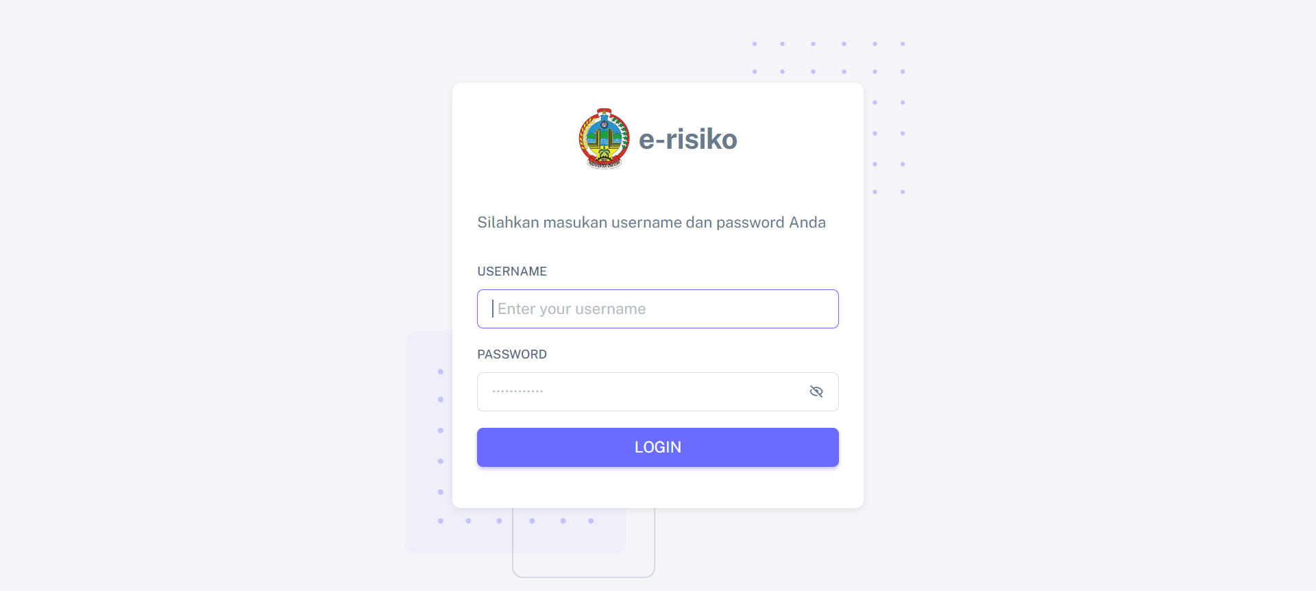 e-Risiko Dinas Pendidikan Kab. Kayong Utara