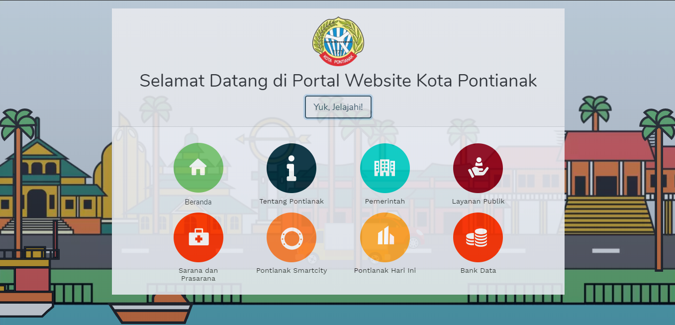 Web Portal (Website) Kota Pontianak